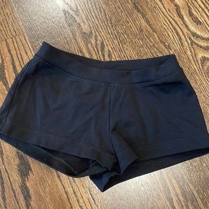 Capezio black dance shorts